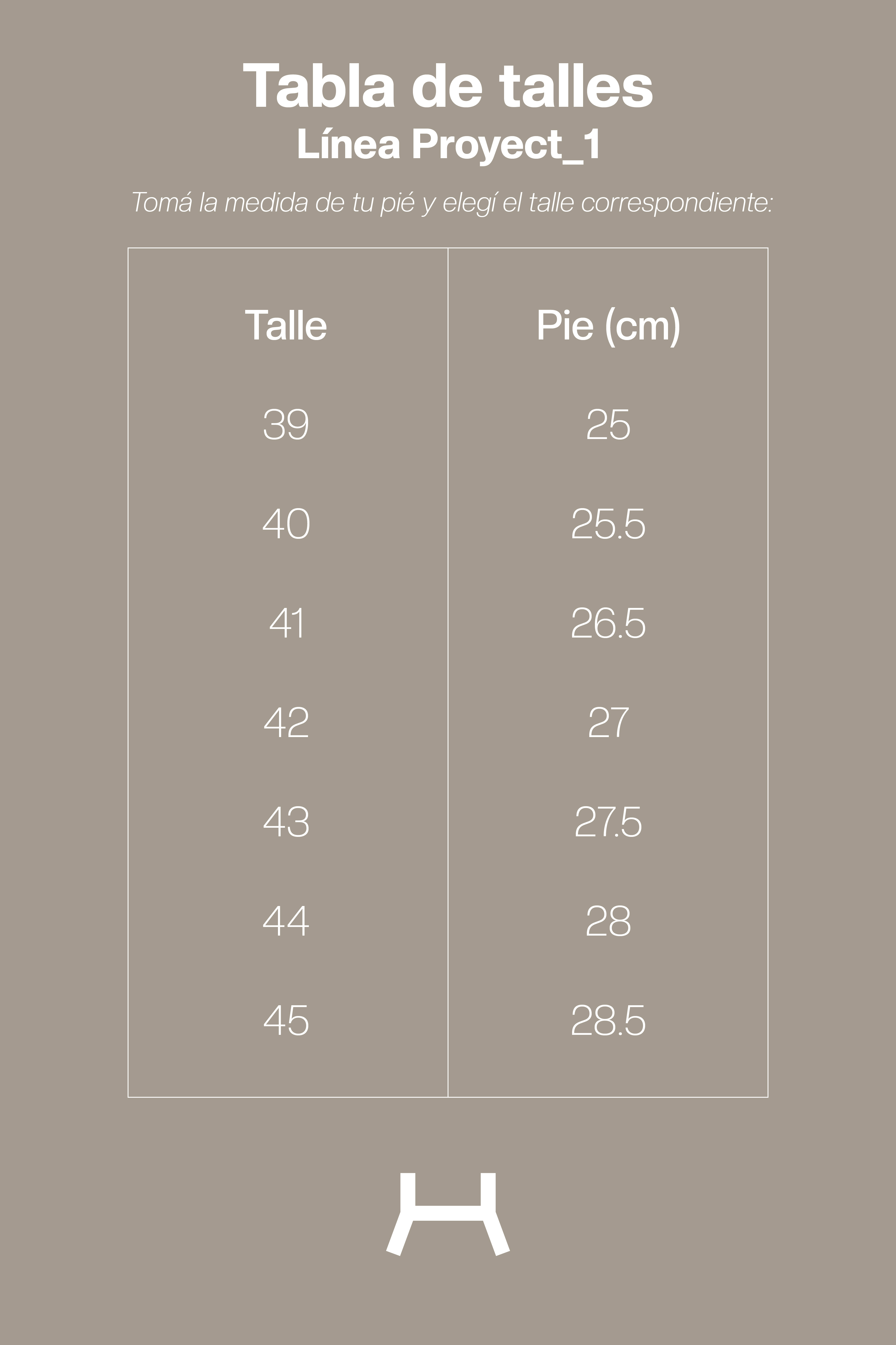 tabla de talles harek